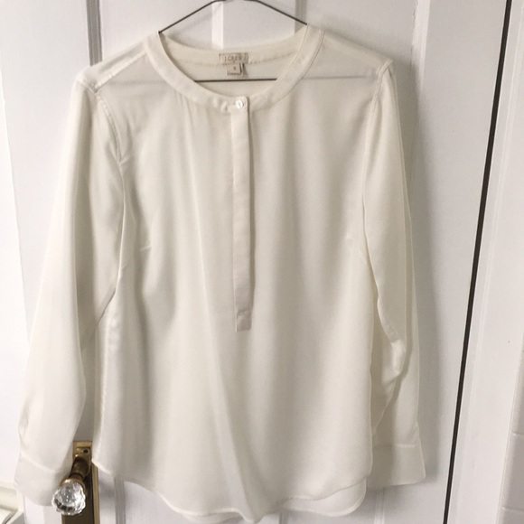 J.Crew white blouse - Picture 1 of 4